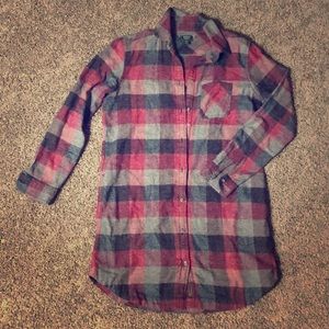 Flannel Shirt-Dress